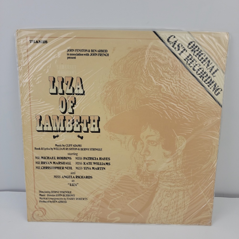 Liza of Lambeth A Musical Original Cast Recording Vinyl LP Thames 1976 Sealed